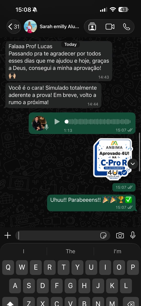 Sarah Emilly, aluno(a) 4U