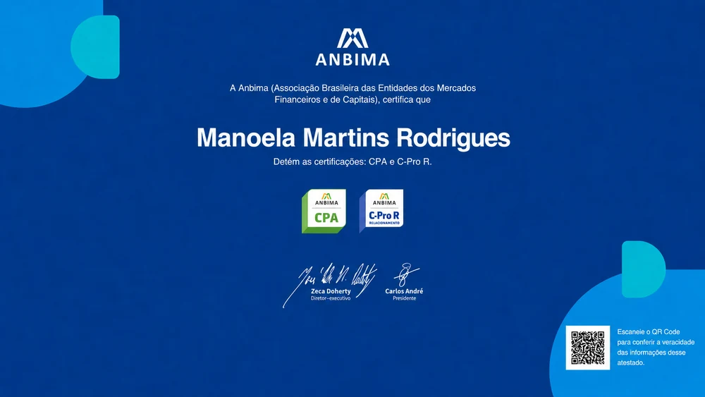 Manoela Martins Rodrigues, aluno(a) 4U